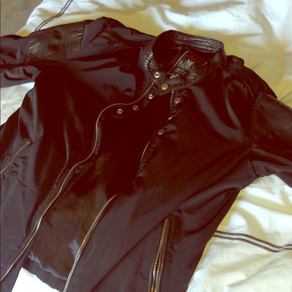 Diesel Light Jacket with Sheep Skin Leather